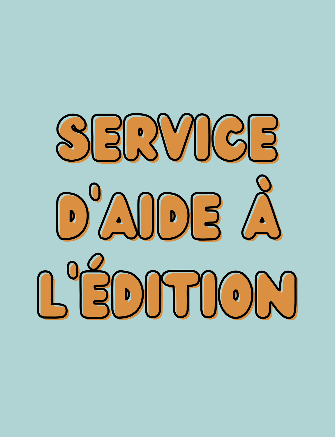 Service d'aide à l'édition